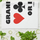 Grand Slam of Bust (Bridge Card Suits) Theedoek (Gevouwen)