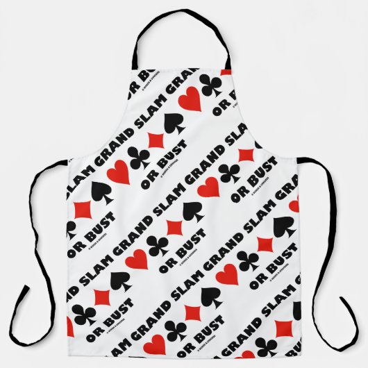 Grand Slam of Bust Bridge, vier kaarteenheden Schort (Voorkant)