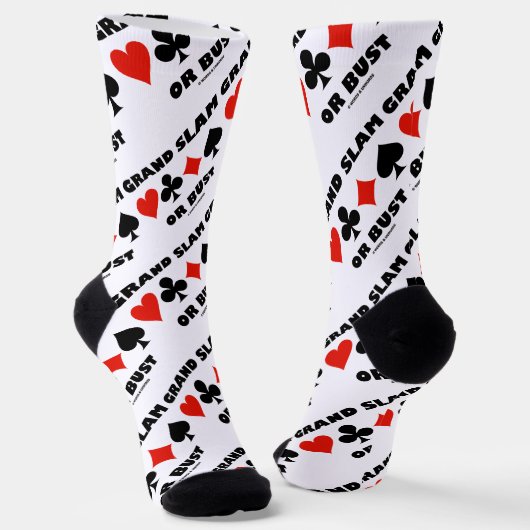 Grand Slam of Bust Bridge, vier kaarteenheden Sokken (Gebogen)