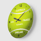 Grand Slam Tennis Ball Clock Grote Klok (Hoek)