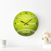 Grand Slam Tennis Ball Clock Grote Klok (Huis)