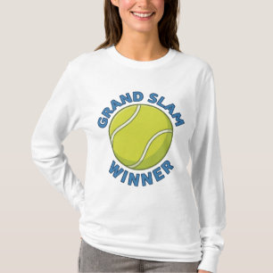 Grand Slam Winnaar Tennis Bal Sport Kampioen T-shirt