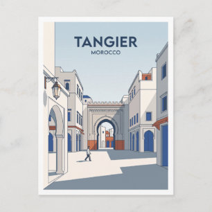 Grand Socco en Bab Fass Tanger Marokko Reizen Briefkaart