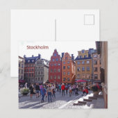 Grand Square, Stortorget, Old Town, Stockholm Briefkaart (Voorkant / Achterkant)