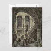 Grand stair hoesje Paris Opera House 1877 Briefkaart (Voorkant / Achterkant)