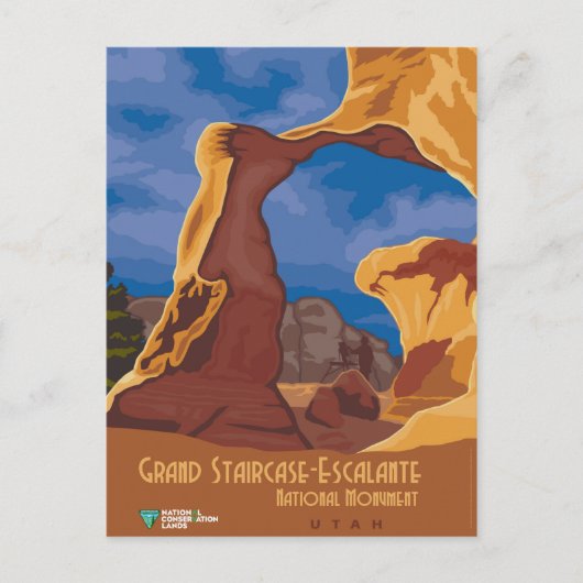 Grand Staircase-Escalante Briefkaart (Voorkant)