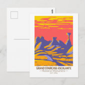 Grand Staircase Escalante Nationaal Monument Utah Briefkaart (Voorkant / Achterkant)