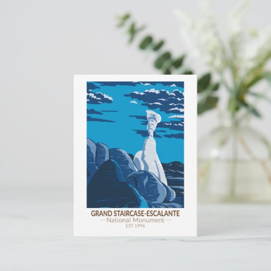 Grand Staircase Escalante Nationaal Monument Utah Briefkaart (Staand voorkant)