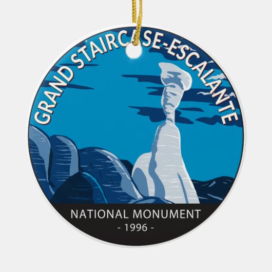 Grand Staircase Escalante Nationaal Monument Utah Keramisch Ornament (Voorkant)