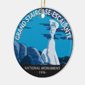 Grand Staircase Escalante Nationaal Monument Utah Keramisch Ornament (Links)