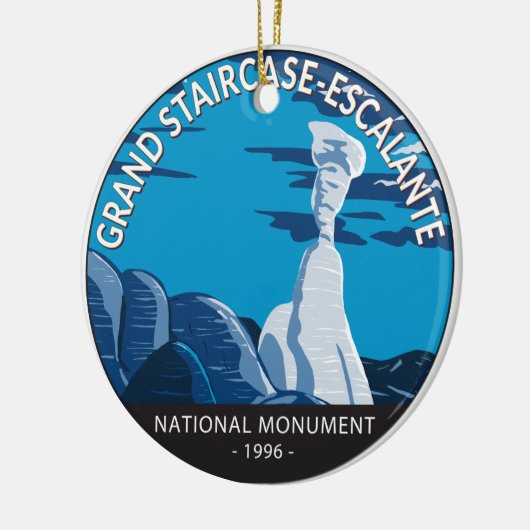 Grand Staircase Escalante Nationaal Monument Utah Keramisch Ornament (Links)