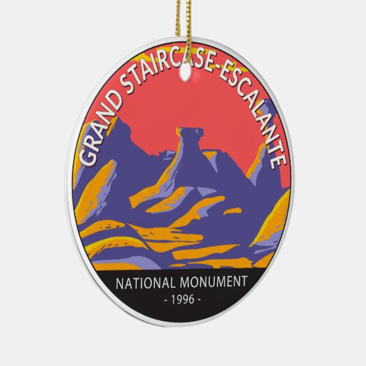 Grand Staircase Escalante Nationaal Monument Utah Keramisch Ornament (Rechts)