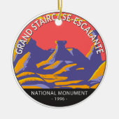 Grand Staircase Escalante Nationaal Monument Utah Keramisch Ornament (Voorkant)