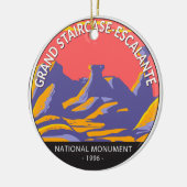 Grand Staircase Escalante Nationaal Monument Utah Keramisch Ornament (Links)