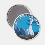 Grand Staircase Escalante Nationaal Monument Utah Magneet (Voorkant / Achterkant)