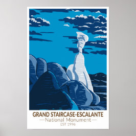 Grand Staircase Escalante Nationaal Monument Utah Poster