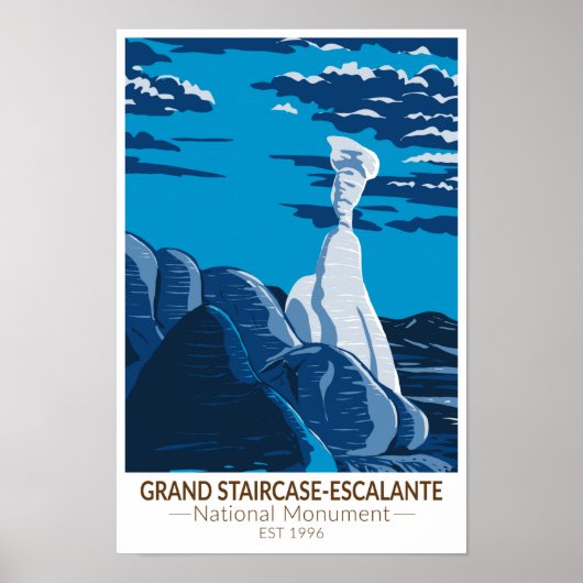 Grand Staircase Escalante Nationaal Monument Utah Poster (Voorkant)
