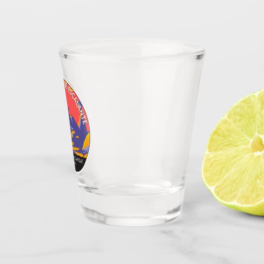 Grand Staircase Escalante Nationaal Monument Utah Shot Glas (Rechts)