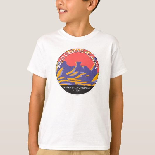 Grand Staircase Escalante Nationaal Monument Utah T-shirt (Voorkant)