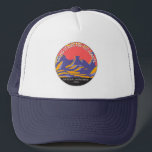 Grand Staircase Escalante Nationaal Monument Utah Trucker Pet<br><div class="desc">Groottrappen Escalante vectorkunstwerk ontwerpen. Er zijn drie grote delen van het monument: de Grote Staircase,  het Kaiparowits Plateau en de Canyons van de Escalante.</div>