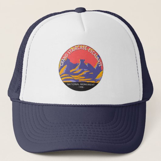 Grand Staircase Escalante Nationaal Monument Utah Trucker Pet (Voorkant)