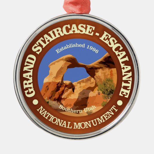Grand Staircase - Escalante National Monument Metalen Ornament (Voorkant)