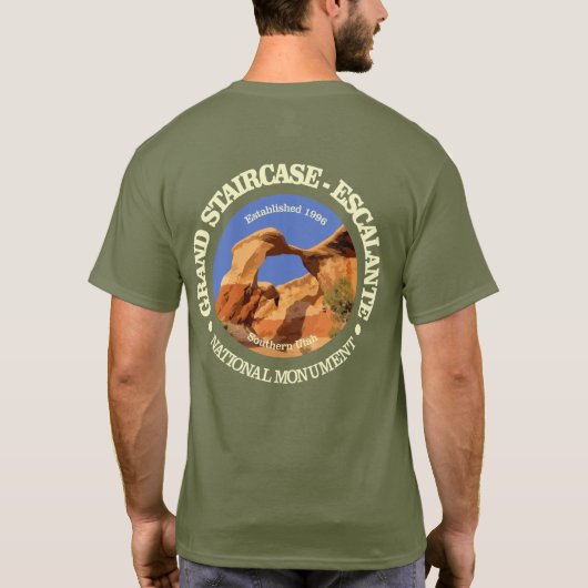 Grand Staircase - Escalante National Monument T-shirt (Achterkant)