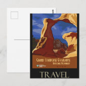 Grand Staircase - Escalante Nat'l Monument, Utah P Briefkaart (Voorkant / Achterkant)