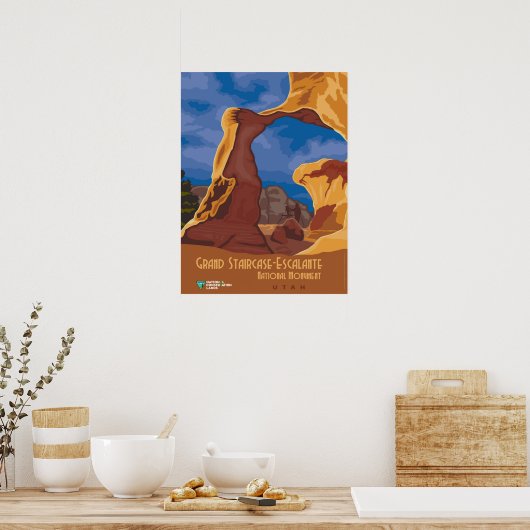 Grand Staircase-Escalante Poster (Keuken)
