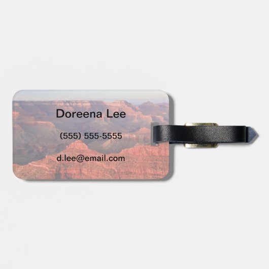 Grand Sunset Bagagelabel (Achterkant horizontaal)