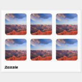 Grand Sunset Vierkante Sticker (Vel)