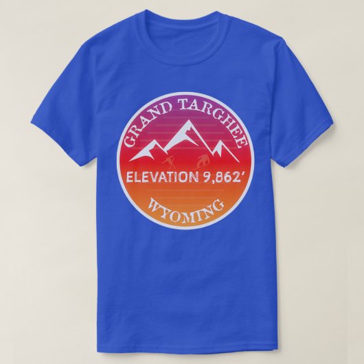 Grand Targhee Ski Resort Snowboard Mountain Wyomin T-shirt (Design voorkant)