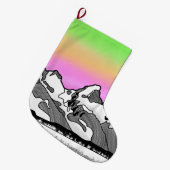 Grand Teton berg Wyoming Grote Kerstsok (Voorkant (Hangend))