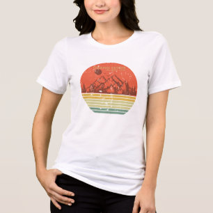 Grand Teton bergen Nationaal Park Wyoming Tri-Blend Shirt