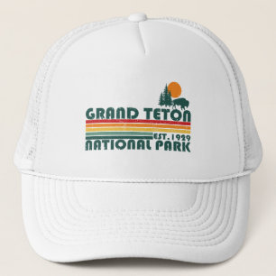 Grand Teton bergen Nationaal Park Wyoming Trucker Pet