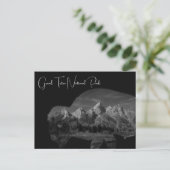 Grand Teton Bizon dubbele blootstelling Briefkaart (Staand voorkant)