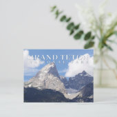 Grand Teton Briefkaart, Nationaal Park Kaart (Staand voorkant)