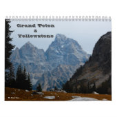 Grand Teton en Yellowstone Calendar Kalender (Hoes)