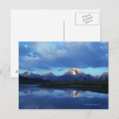 Grand Teton gebergte 2 Briefkaart (Voorkant / Achterkant)