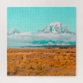 Grand Teton in de herfst puzzel