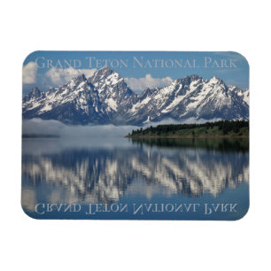 Grand Teton Jackson Lake Travel Magneet