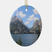 Grand Teton Mountains en Jenny Lake Keramisch Ornament (Rechts)
