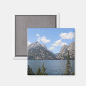 Grand Teton Mountains en Jenny Lake Magneet (Voorkant / Achterkant)