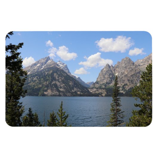 Grand Teton Mountains en Jenny Lake Magneet (Horizontaal)
