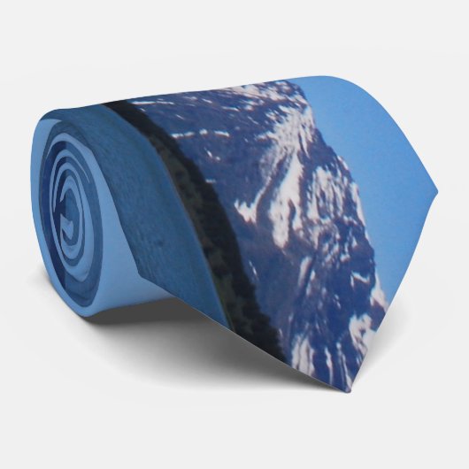 Grand Teton Mountains Stropdas (Opgerold)