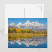 Grand Teton Mountains Wyoming Briefkaart (Voorkant / Achterkant)