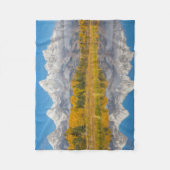 Grand Teton Mountains Wyoming Fleece Deken (Voorkant)