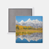 Grand Teton Mountains Wyoming Magneet (Voorkant / Achterkant)