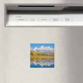 Grand Teton Mountains Wyoming Magneet (Insitu (Vaatwasser))