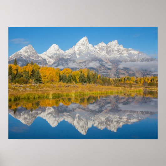 Grand Teton Mountains Wyoming Poster (Voorkant)